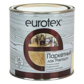 Лак паркетный Eurotex Premium бесцветный глянцевый 0,8 л