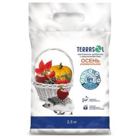 Удобрение осеннее минеральное гранулированное тукосмесь TerraSol Осеннее 2,5 кг
