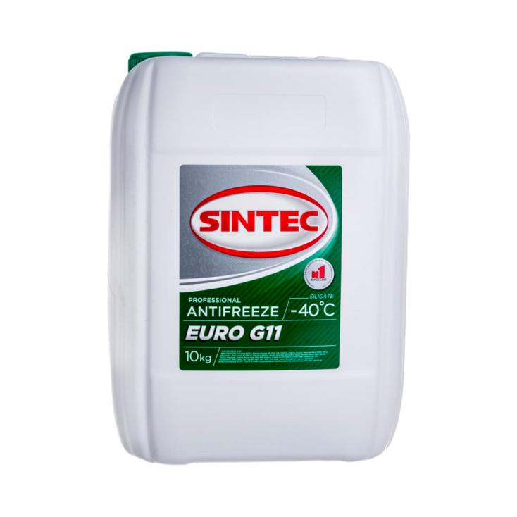 Антифриз Euro Sintec (зеленый) G-11 10кг