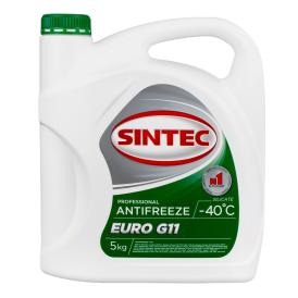 Антифриз Euro Sintec (зеленый) G-11 5кг