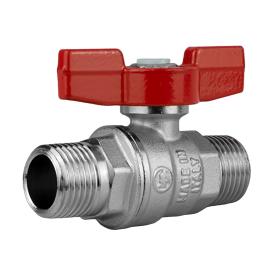 Кран шаровой 1/2" НР/НР бабочка Ду15 Giacomini