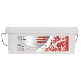 Декоративное покрытие с эффектом шубы Parade Deco Breve S70 белый 4 кг