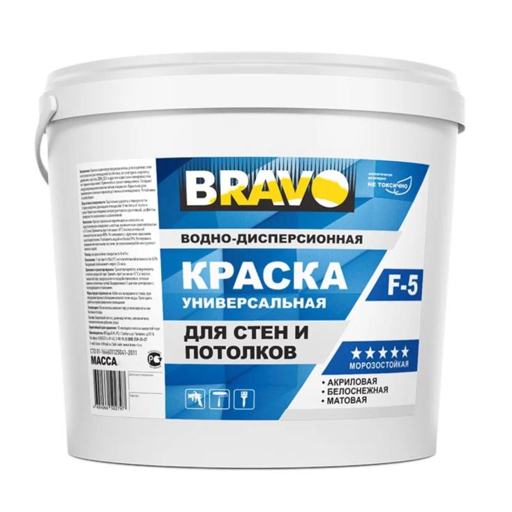 Краска для стен и потолков Bravo 3 кг
