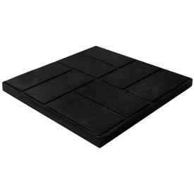 Плитка тротуарная полимерпесчанная 25х333х333 мм черная