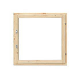 Окно деревянное со стеклопакетом ОД ОСП 1160 х 1170 мм ВИТРИНА+