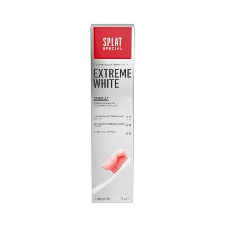 Паста зубная Extreme White 75мл SPLAT