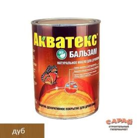 Акватекс-бальзам (натуральное масло для древесины) дуб 0,75 л