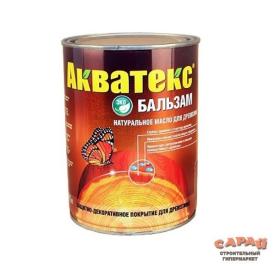 Акватекс-бальзам (натуральное масло для древесины) б/цв 0,75 л