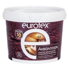 Лак акриловый Eurotex Аквалазурь палисандр 2,5 кг
