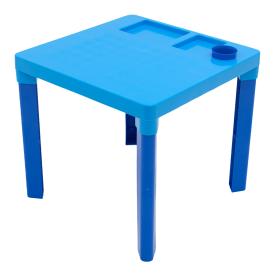 Стол детский пластиковый голубой