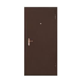 Дверь металлическая СПЕЦ 950x2050мм R антик медь/итальянский орех