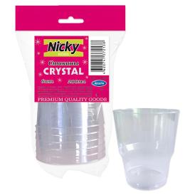 Набор стаканов одноразовых Nicky Home Кристалл 6 шт 200 мл