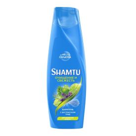 Шампунь для волос SHAMTU Глубокое очищение и свежесть с экстрактами трав 360мл