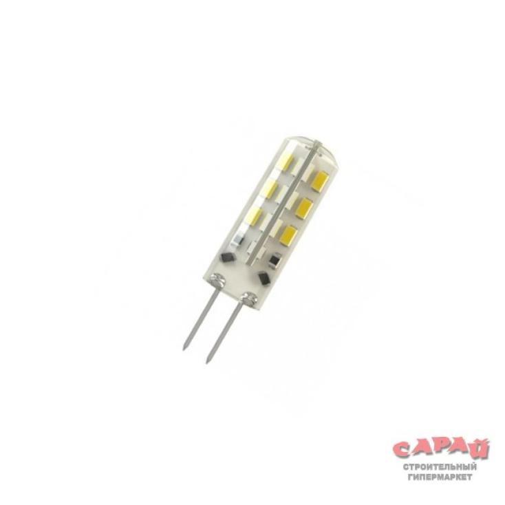 Лампа светодиодная  JC led. LED G4 7W 490Лм 4200K, 12V,4200K, G4, силикон