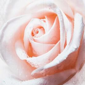 Панель ПВХ 03730 Дамасский узор роза панно комплект из 4 шт 2700х1000 мм