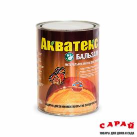 Акватекс-бальзам (натуральное масло для древесины) эбеновое дерево0,75 л