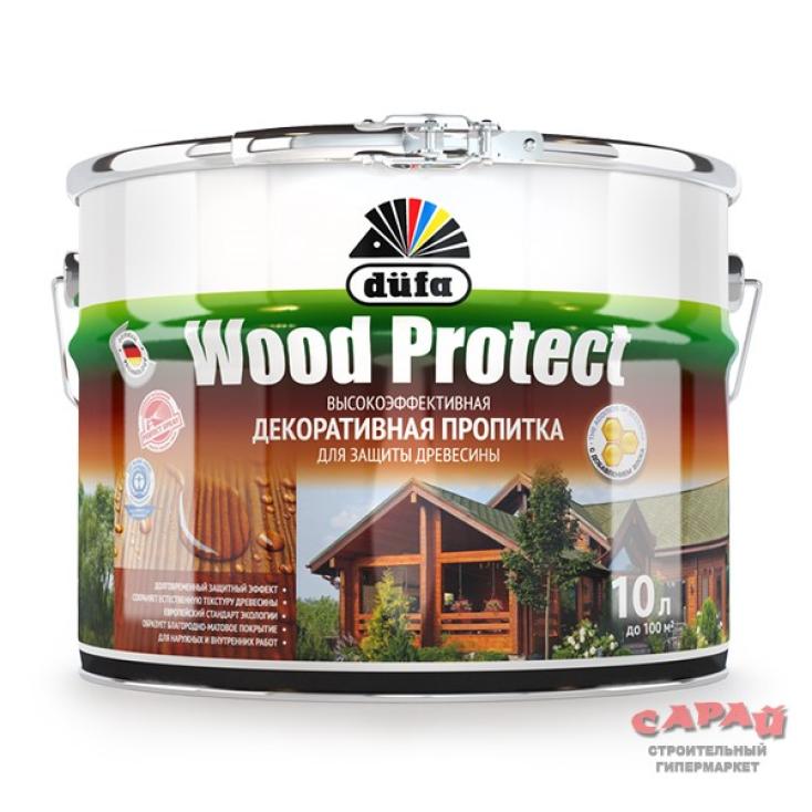 Пропитка WOOD PROTECT "Dufa" белая 10л