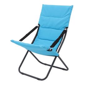 Кресло складное Nolita Lounge 95х62х85 см до 100 кг голубое 266633