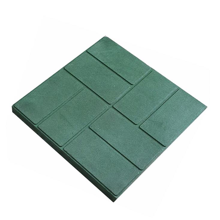 Плитка тротуарная полимерпесчанная 25х333х333 мм зеленая