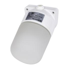 Светильник  влагозащитный термостойкий наклонный Е27 60Вт IP54 для бань и саун +125°С, керамическое основание, жаропрочное стекло SQ0303-0049  НПБ400-1 TDM