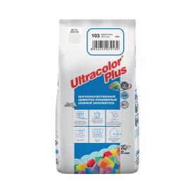 Затирка цементная Mapei Ultracolor Plus №103 белая луна 2 кг