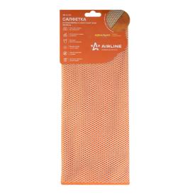 Салфетка из микрофибры и коралловой ткани оранжевая (35*40 см)  "Airline" AB-A-04