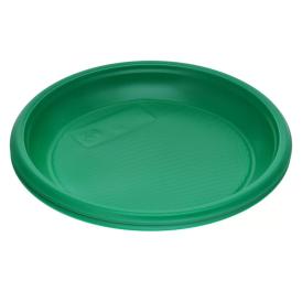 Набор тарелок одноразовых Мистерия зеленые 12 шт 210 мм