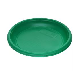 Набор тарелок одноразовых десертных Мистерия зеленые 12 шт 170 мм