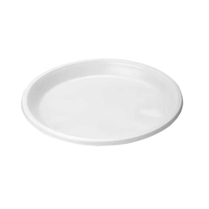 Набор тарелок одноразовых десертных Мистерия белые 12 шт 170 мм