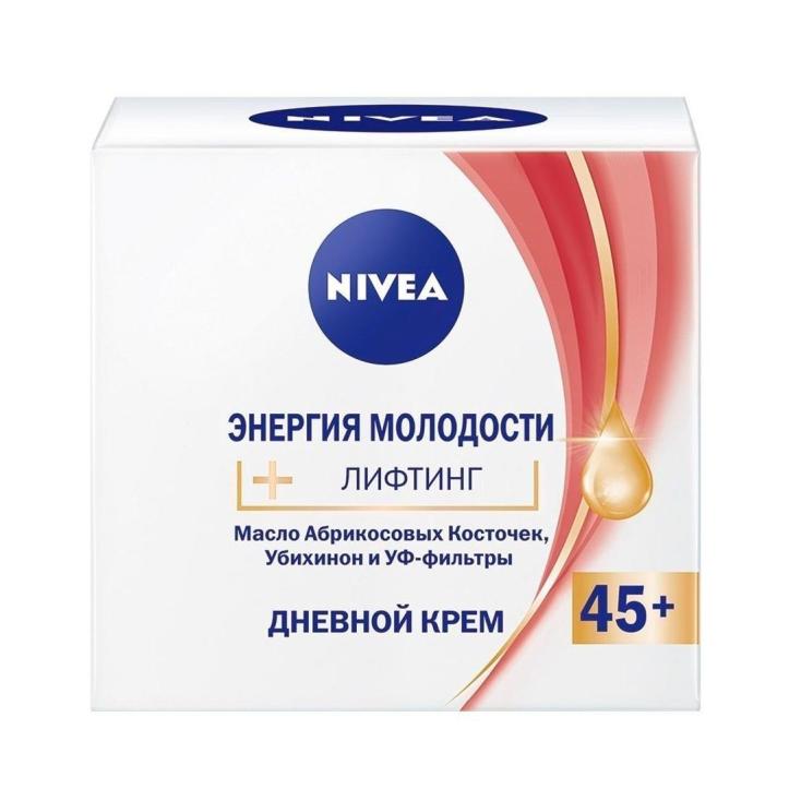 Крем для лица Nivea visace care 45+ дневной энергия молодости 50мл