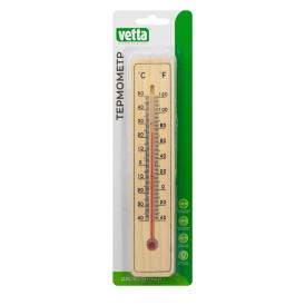 Термометр деревянный 20х4 см классик