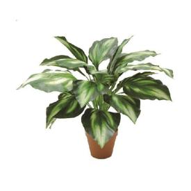 Искусственное растение Хоста в горшке зеленая Р33027З