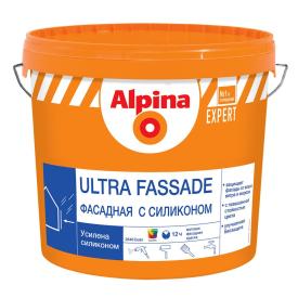 Краска в/д  для наружных работ Alpina EXPERT Ultra Fassade  База 3; 2,35 л