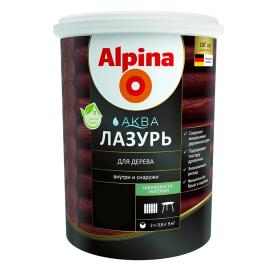 Лессирующий антисептик LINNIMAX Аква Лазурь для дерева 0,9 л