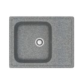 Мойка Granit MARR мрамор Модель15 Арлин Z15 Q8 тёмно-серая матовая 635х490х195мм