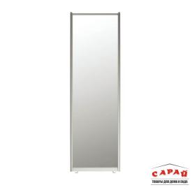 Дверь для шкафа-купе ДШК 704/2440, серебро С, зеркало