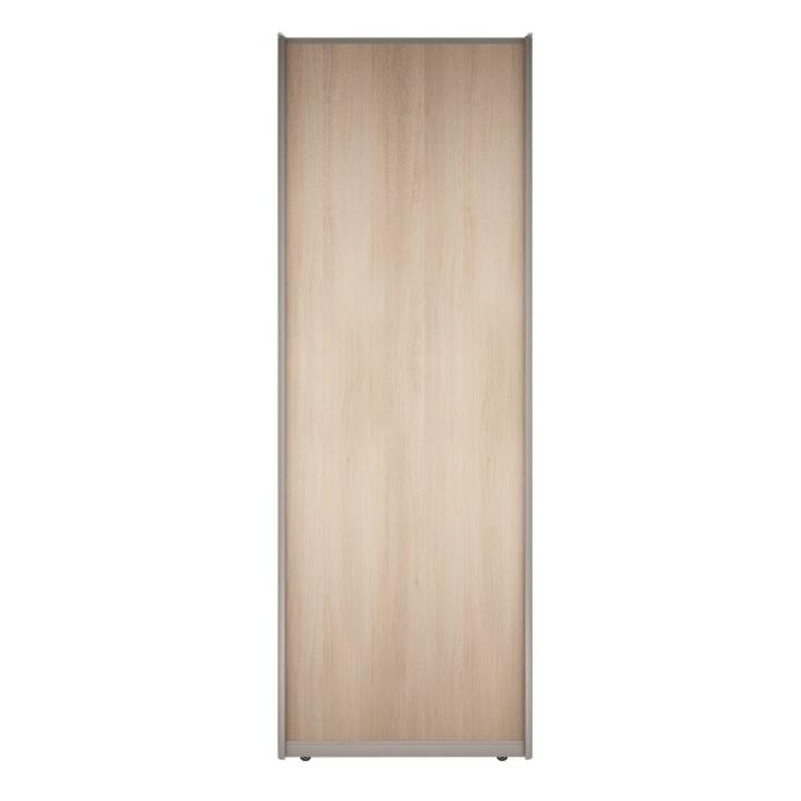 Дверь для шкафа-купе ДШК 704/2552, серебро С, шимо-светлый