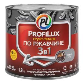 Грунт эмаль по ржавчине "Profilux"3 в 1 серая 1,9 кг