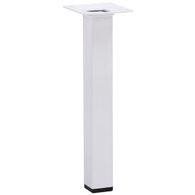 Ножка мебельная для стола квадратная Белый 25х25х800 мм L61S80WН25