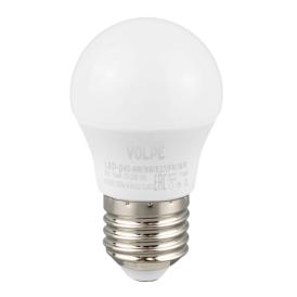 Лампа светодиодная белый свет. Е27 9 Вт 4000К 750Лм LED-G45-9W/NW/E27/FR/NR Volpe,