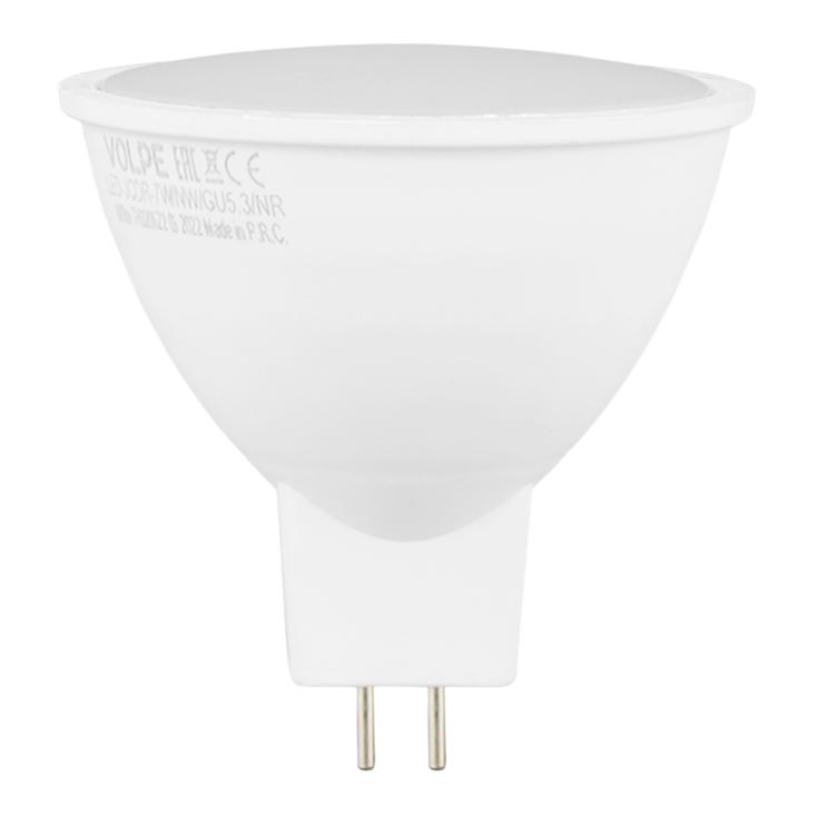 Лампа светодиодная белый свет JCDR 7Вт 4000К 600Лм LED-JCDR-7W/NW/GU5.3/NR Volpe