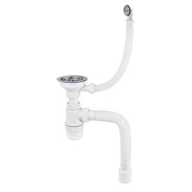 Сифон для мойки 3 1/2"х40/50 с гофротрубой 800 мм Элит Wirquin 30986164
