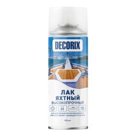 Лак аэрозольный яхтный Decorix бесцветный матовый 520 мл