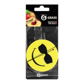 Ароматизатор картонный GRASS "Смайл" (персик) ST-0398