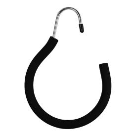 Вешалка металлическая кольцо для ремней и аксессуаров с покрытием из вспененного П