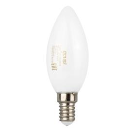 Лампа светодиодная LED 5Вт 230в,E14 4100К 450Лм Filament OPAL белый,свеча Gauss 103201205