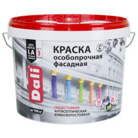 Краска фасадная особопрочная DALI база С 9 л