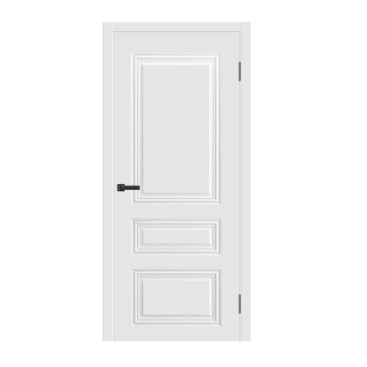 Полотно дверное ДГ Трио Грейс 2 В1 900мм белое глухое без патины