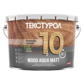 Текстурол WOOD AQUA MATT деревозащитное средство на вод. основе Белый 10л Л-С