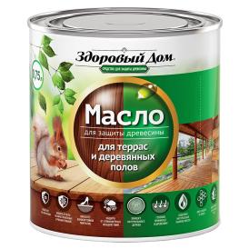 Масло для террас и деревянных полов Здоровый Дом белое 0,75л Л-С